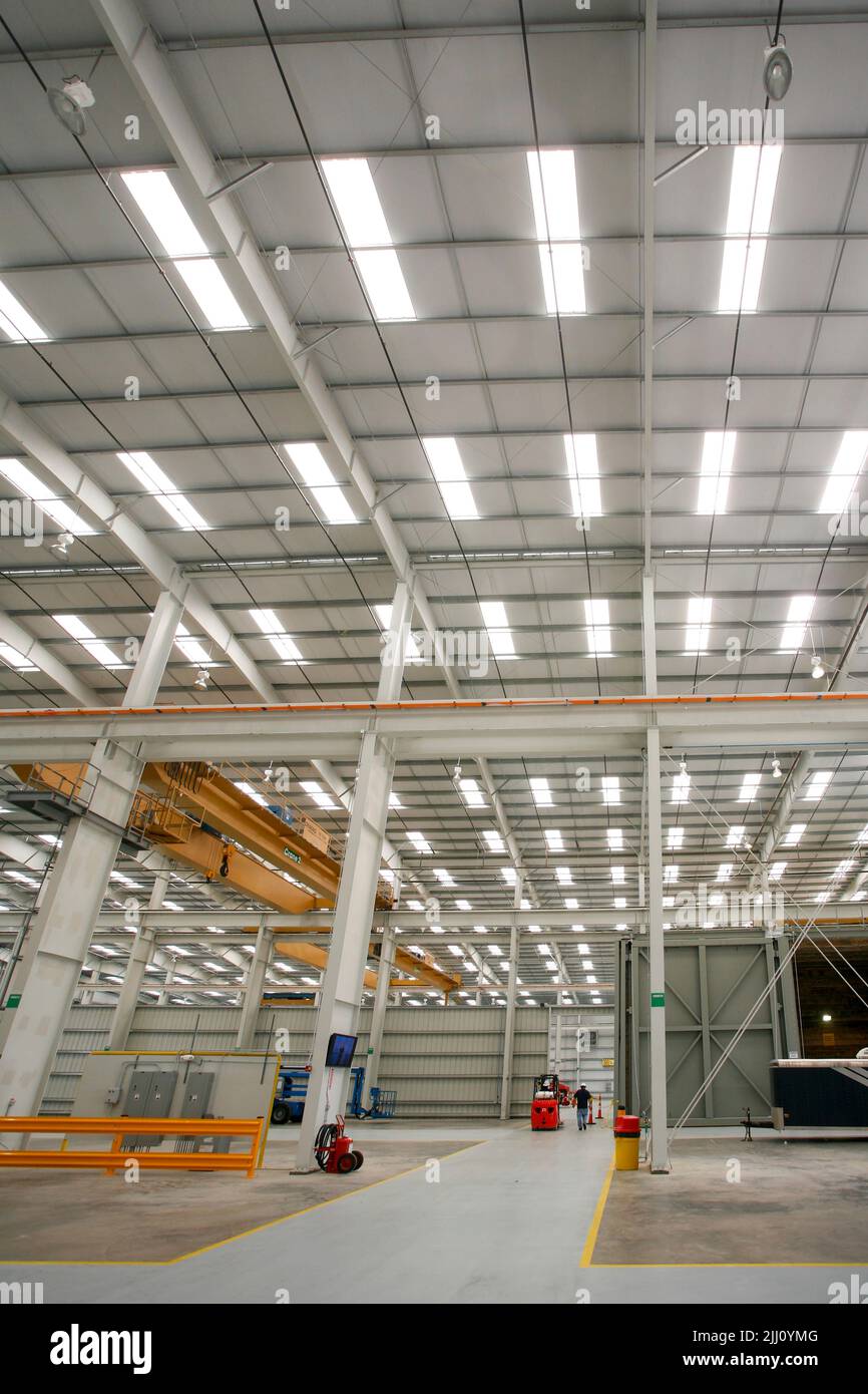 Industrial warehouse in Houma, Louisiana Stock Photo