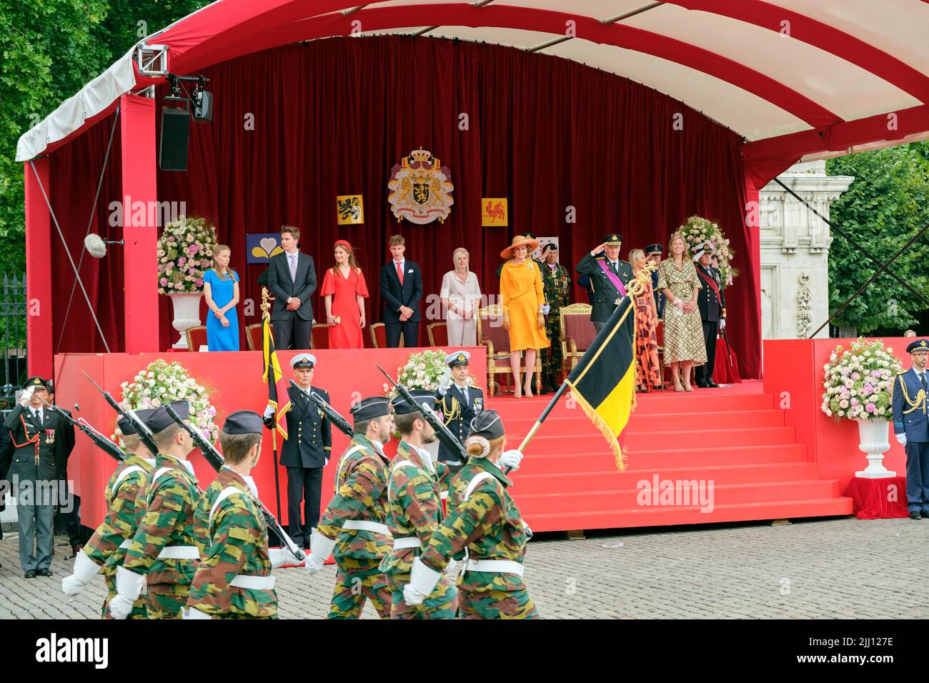 belgian national day military parade