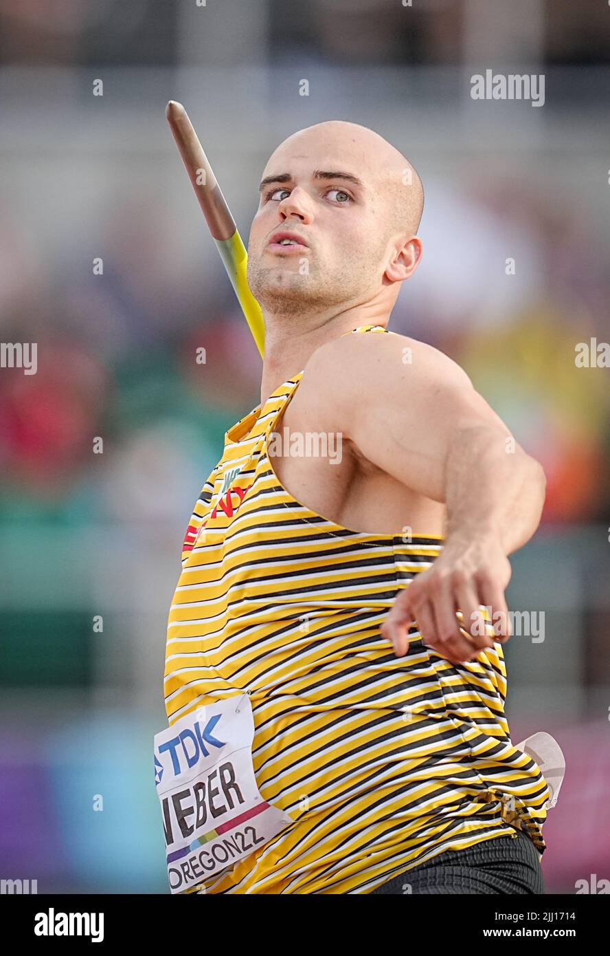 Eugene, USA. 21st July, 2022. Athletics World Championship, Javelin