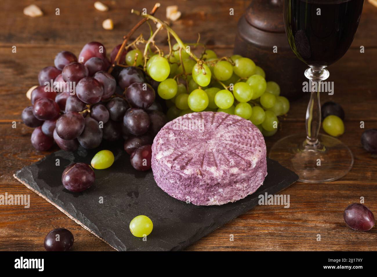 Food composition of dairy gourmet products Stock Photo Alamy