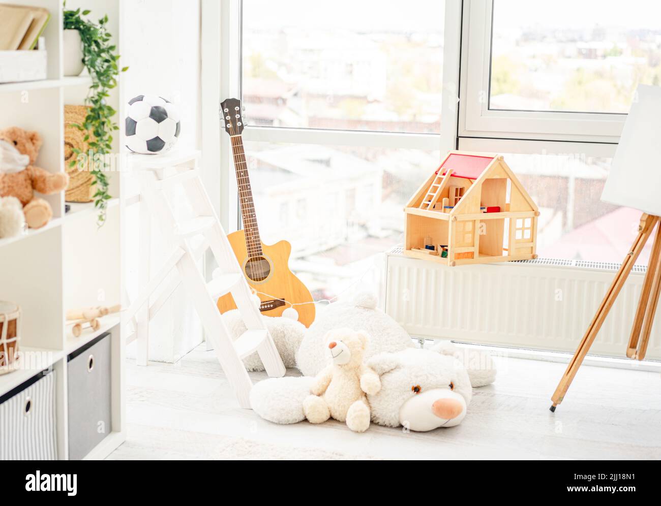 Photo inspiration: Visual Reference: Beautiful And Light Children Room Stock Photo