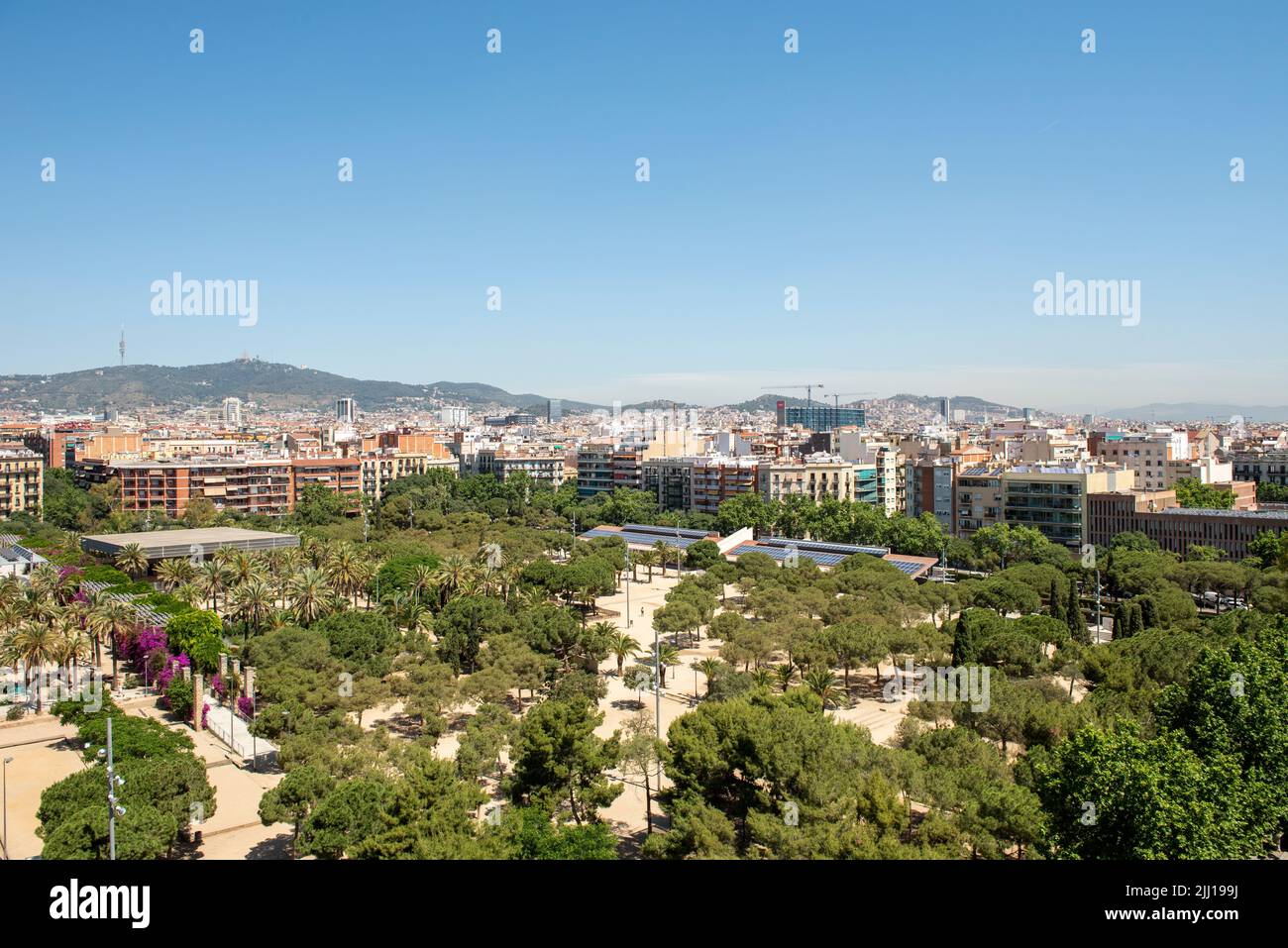 Parc de Joan Miró in Barcelona, Spain Stock Photo