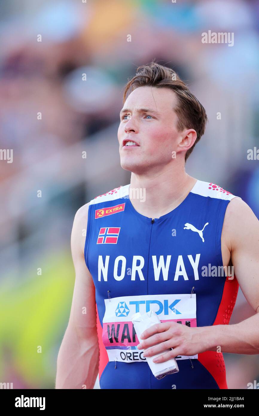 Karsten Warholm (NOR), JULY 19, 2022 Athletics IAAF World
