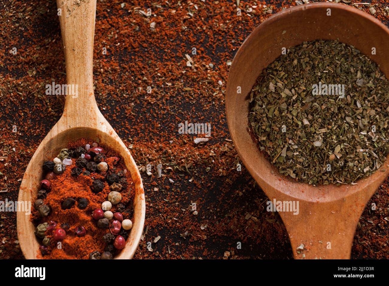 Hot spices. Culinary, pepper, recipe background Stock Photo Alamy