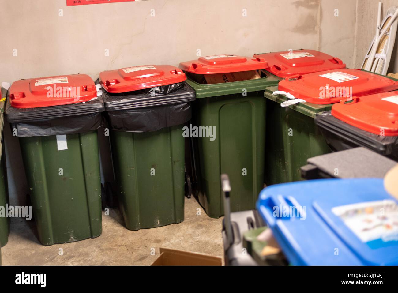 Waste management system in apartments hires stock photography and images Alamy