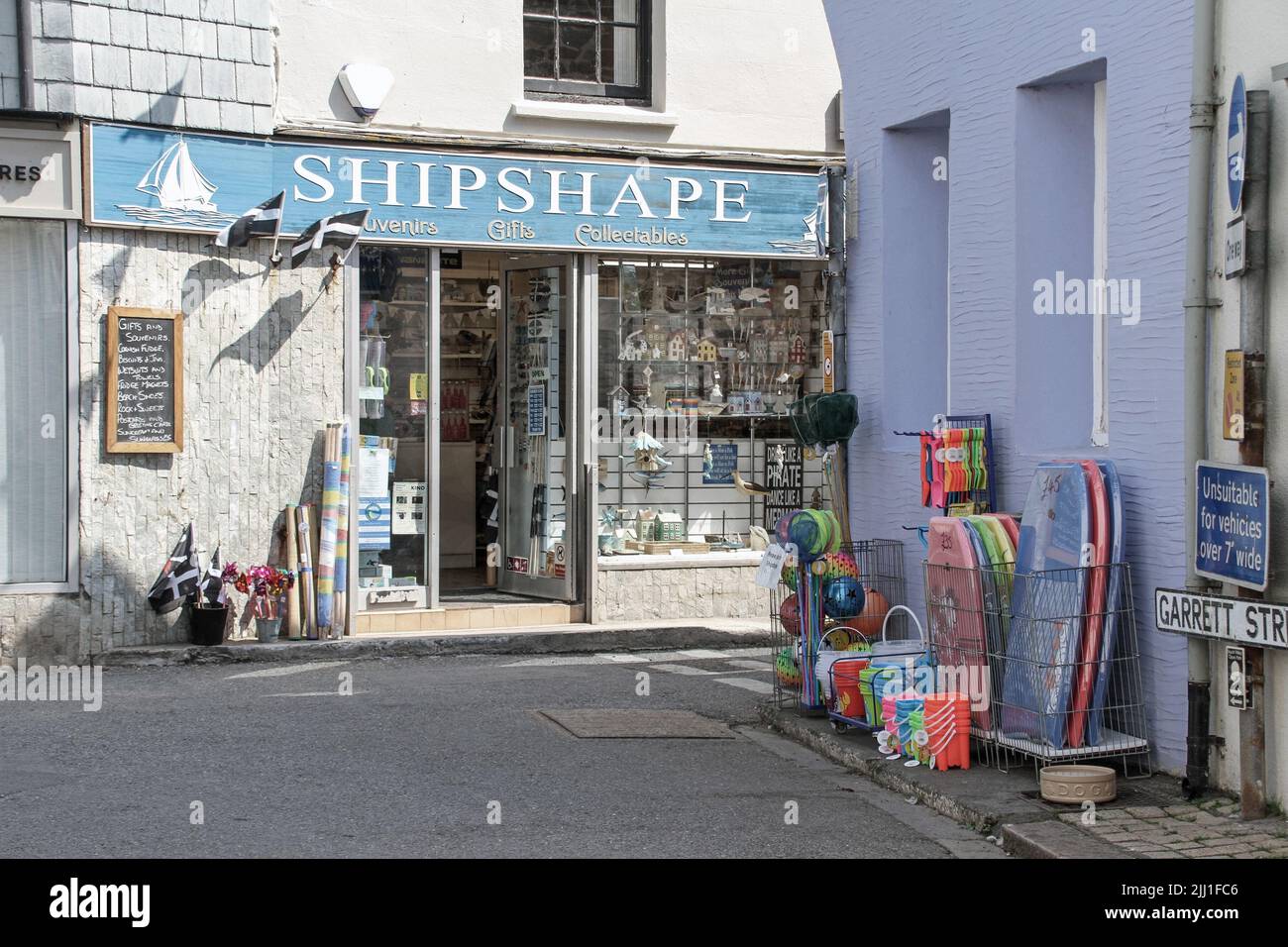 The Shipshape gift shop at Kingsand on Cawsand Bay in south east