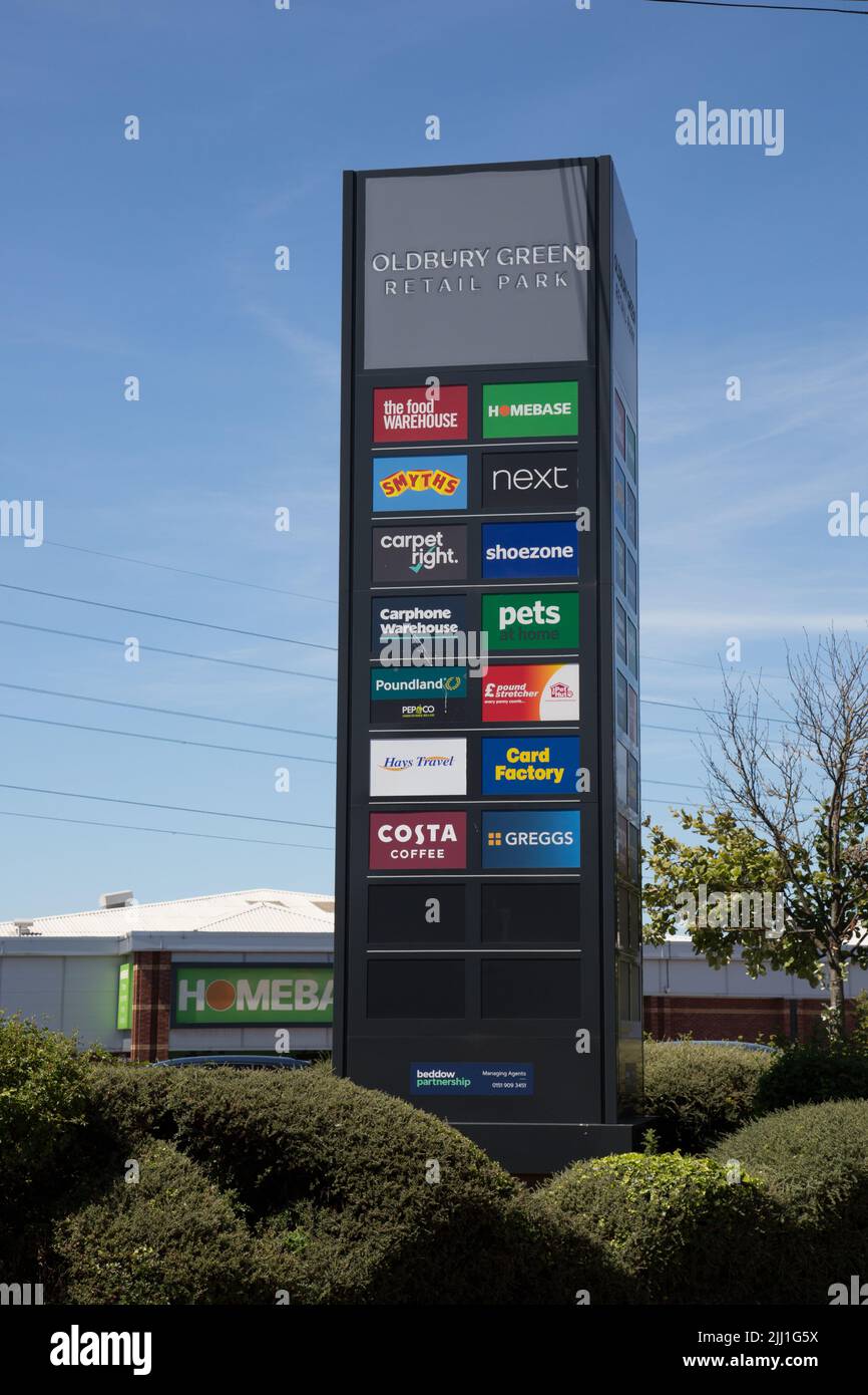 Oldbury Green Retail Park, Oldbury, West Midlands Stock Photo Alamy