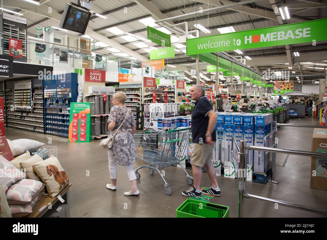 Homebase, Oldbury Green Retail Park, Oldbury, West Midlands Stock Photo