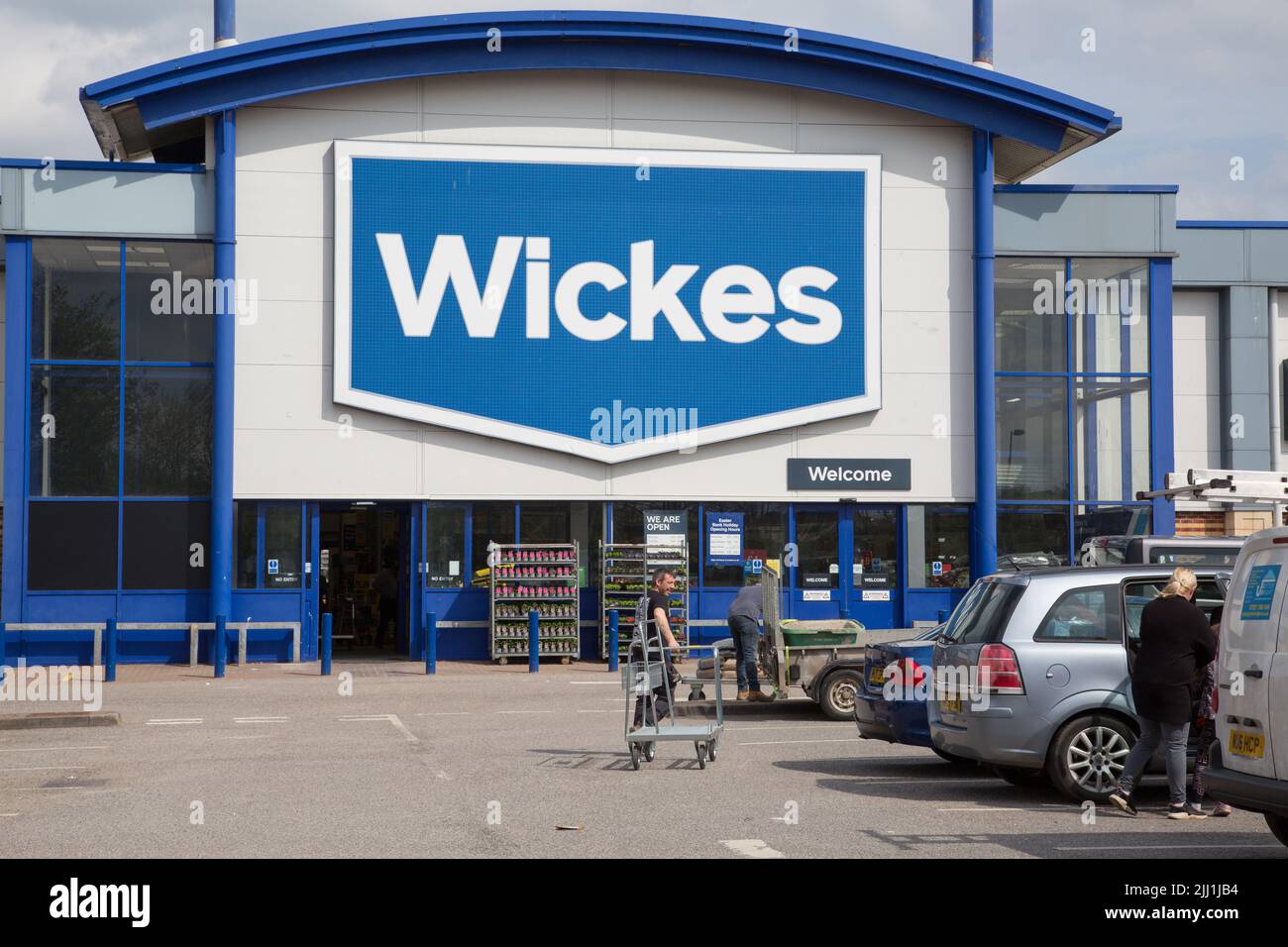 Border Retail Park, Wrexham Stock Photo Alamy