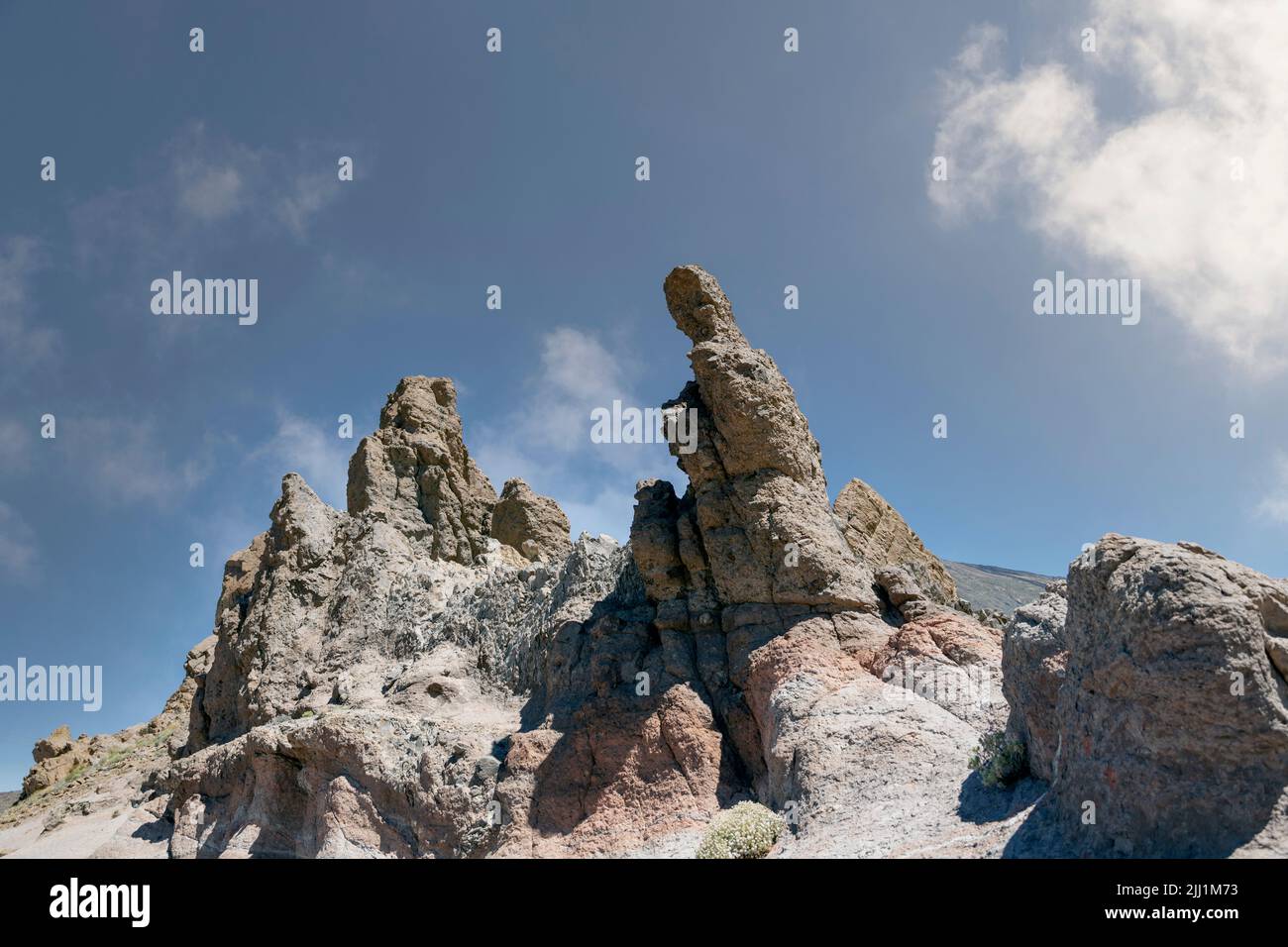 Felsformation Roques de García, Teneriffa Stock Photo