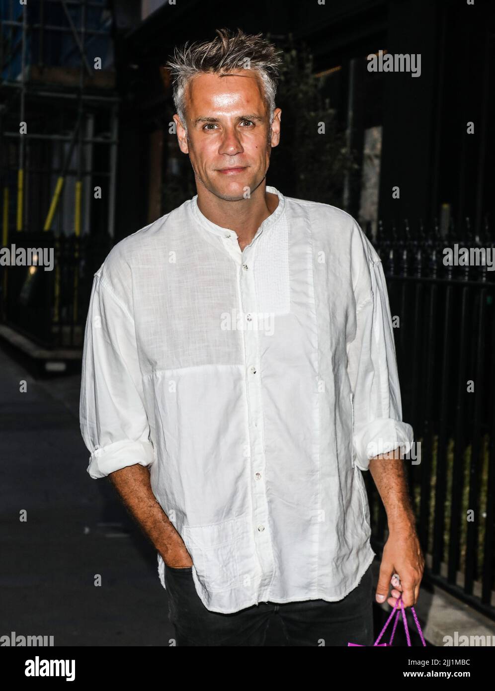 Richard Bacon seen attending the ITV Summer Party 2022 at The Mandrake in London. Stock Photo