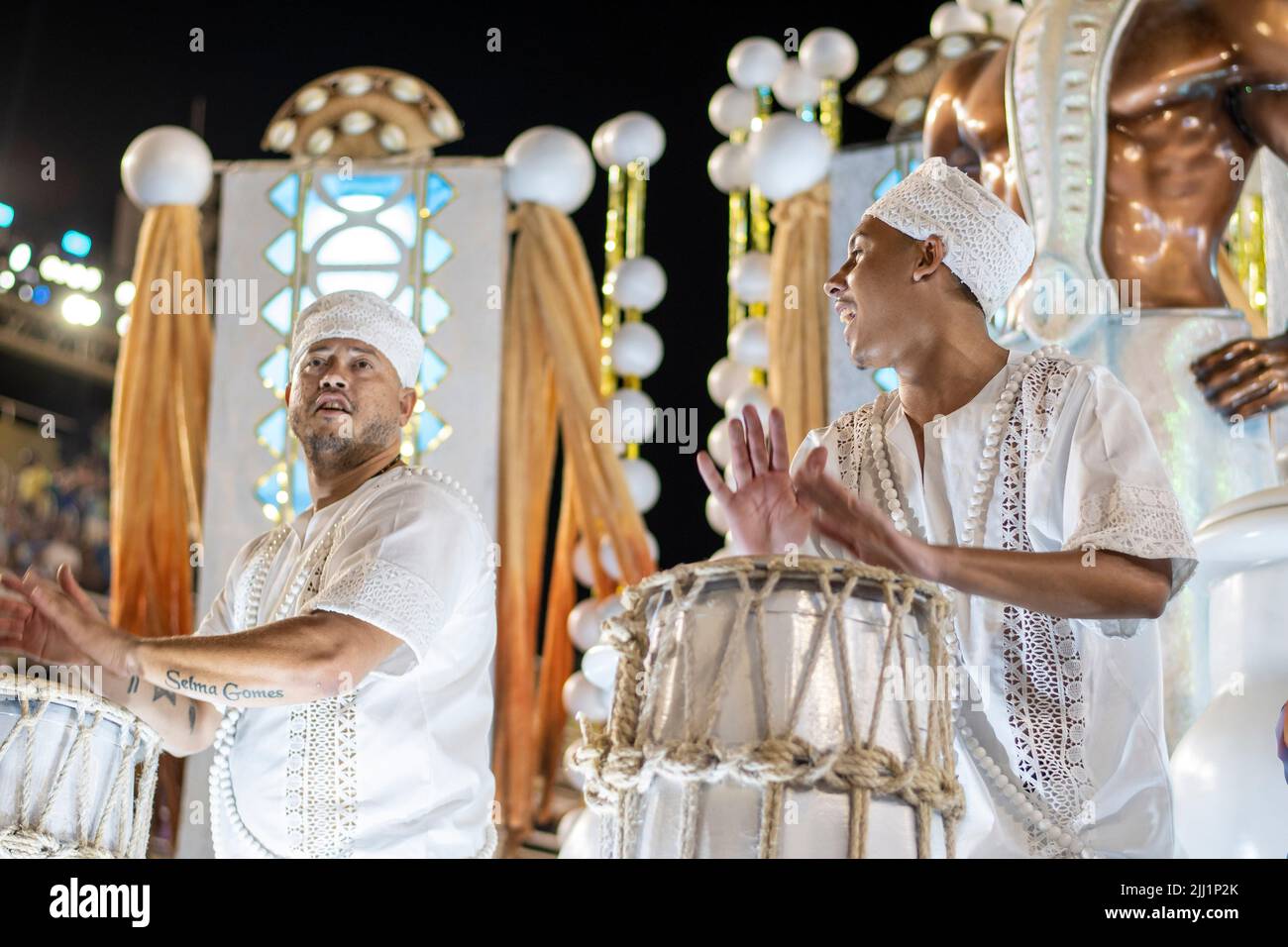 Rio, Brazil - april 22, 2022: Samba School Portela in the Rio Carnival ...