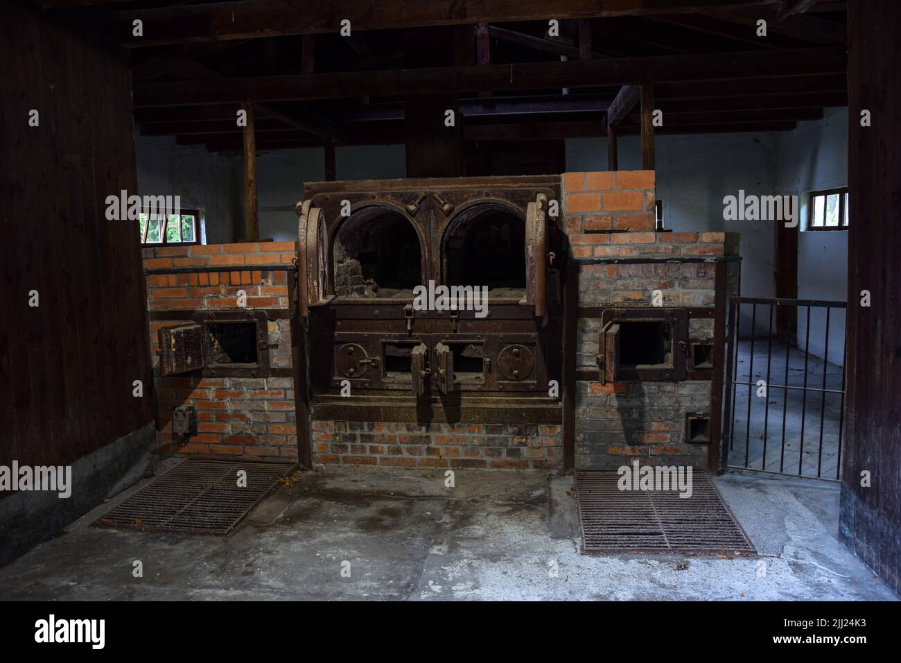 Dachau concentration camp in Germany Stock Photo
