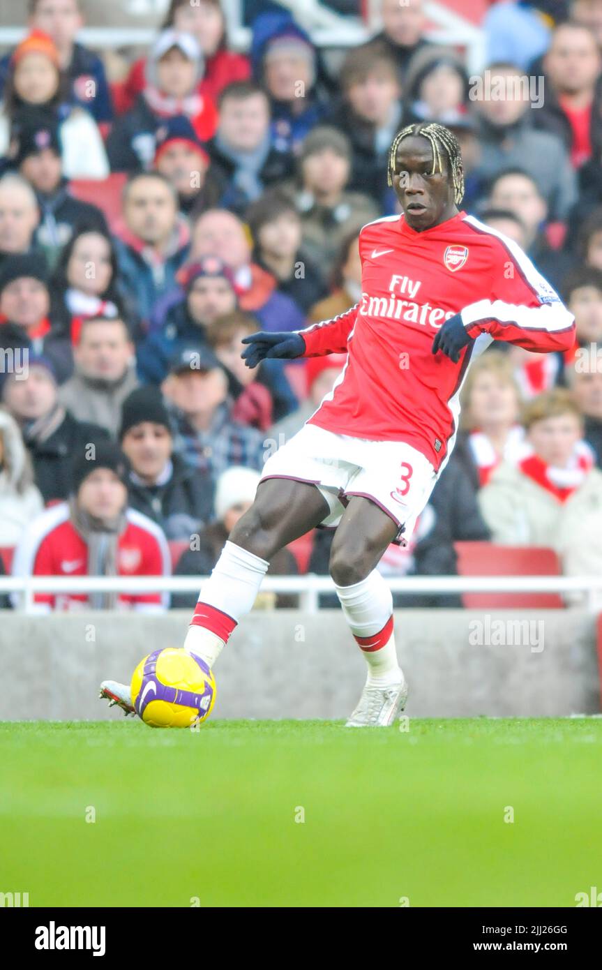 Arsenal - Bacary Sagna Stock Photo