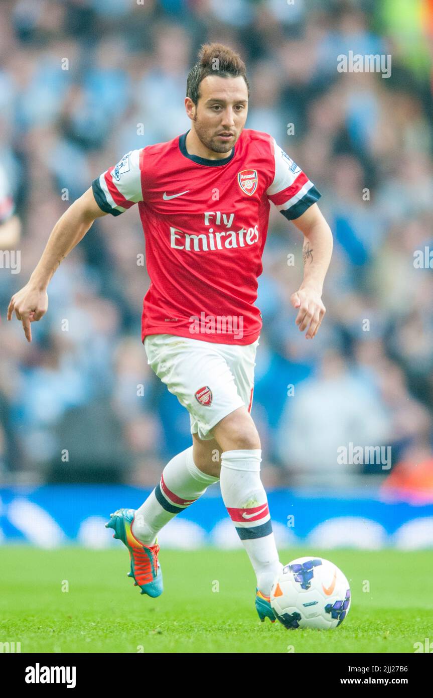 Arsenal - Santi Cazorla Stock Photo
