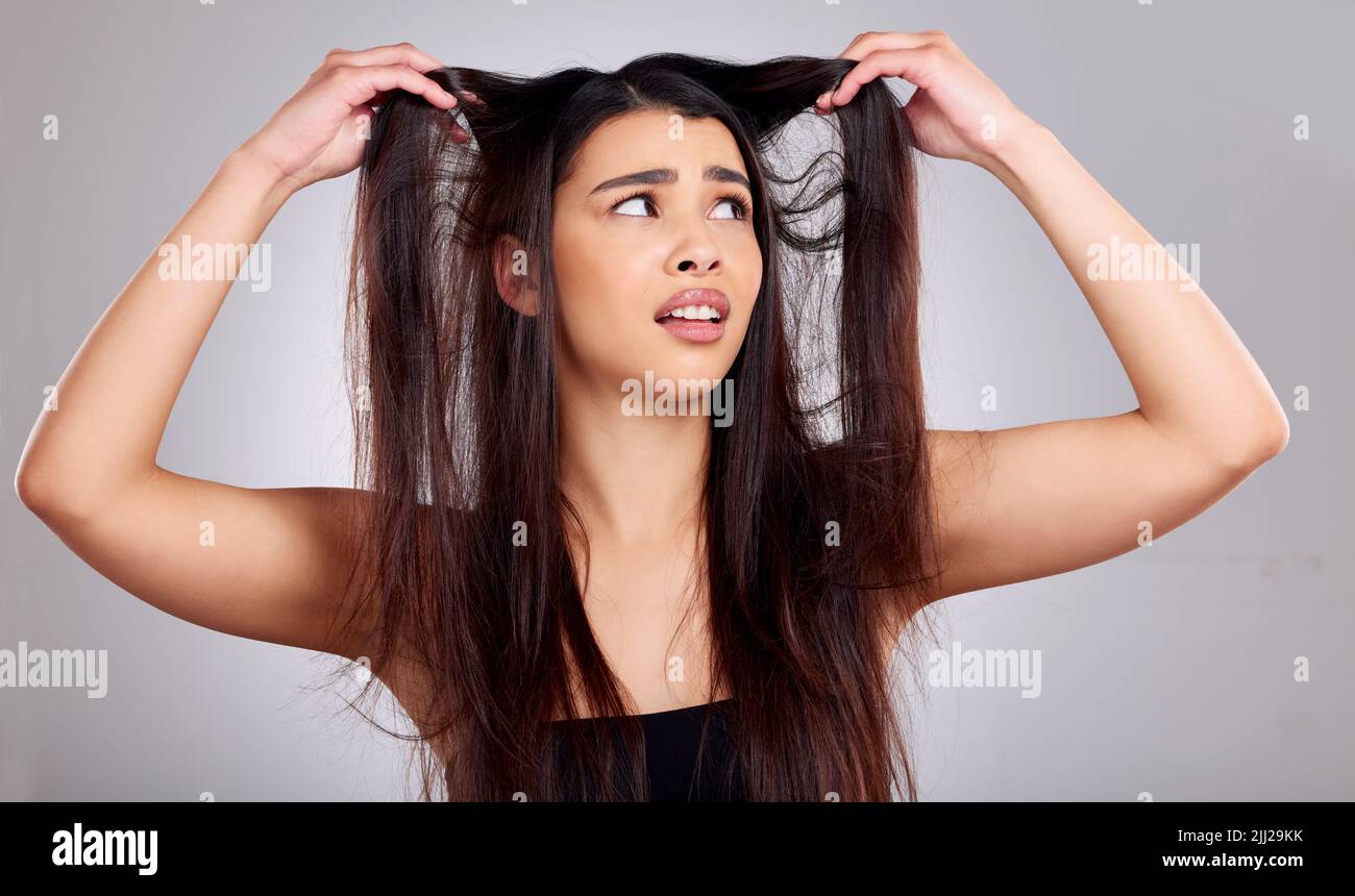 Having a bad hair day hi-res stock photography and images - Alamy
