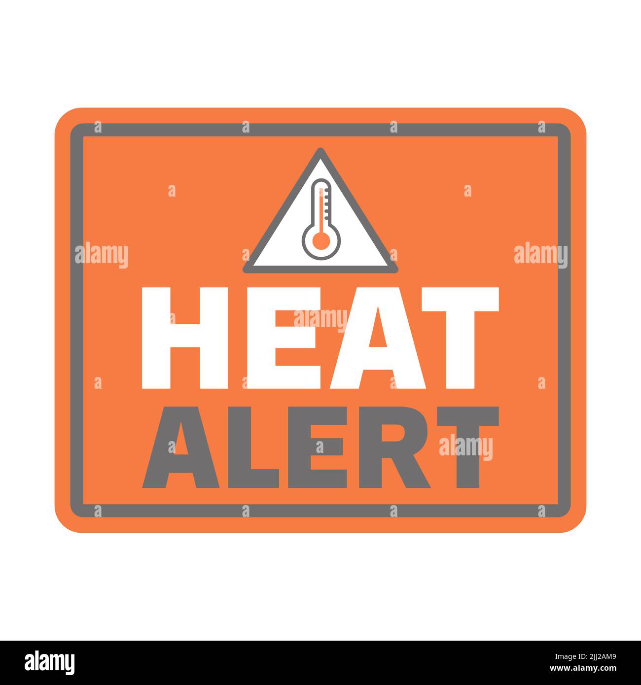 heat alert banner heat wave warning Stock Photo Alamy