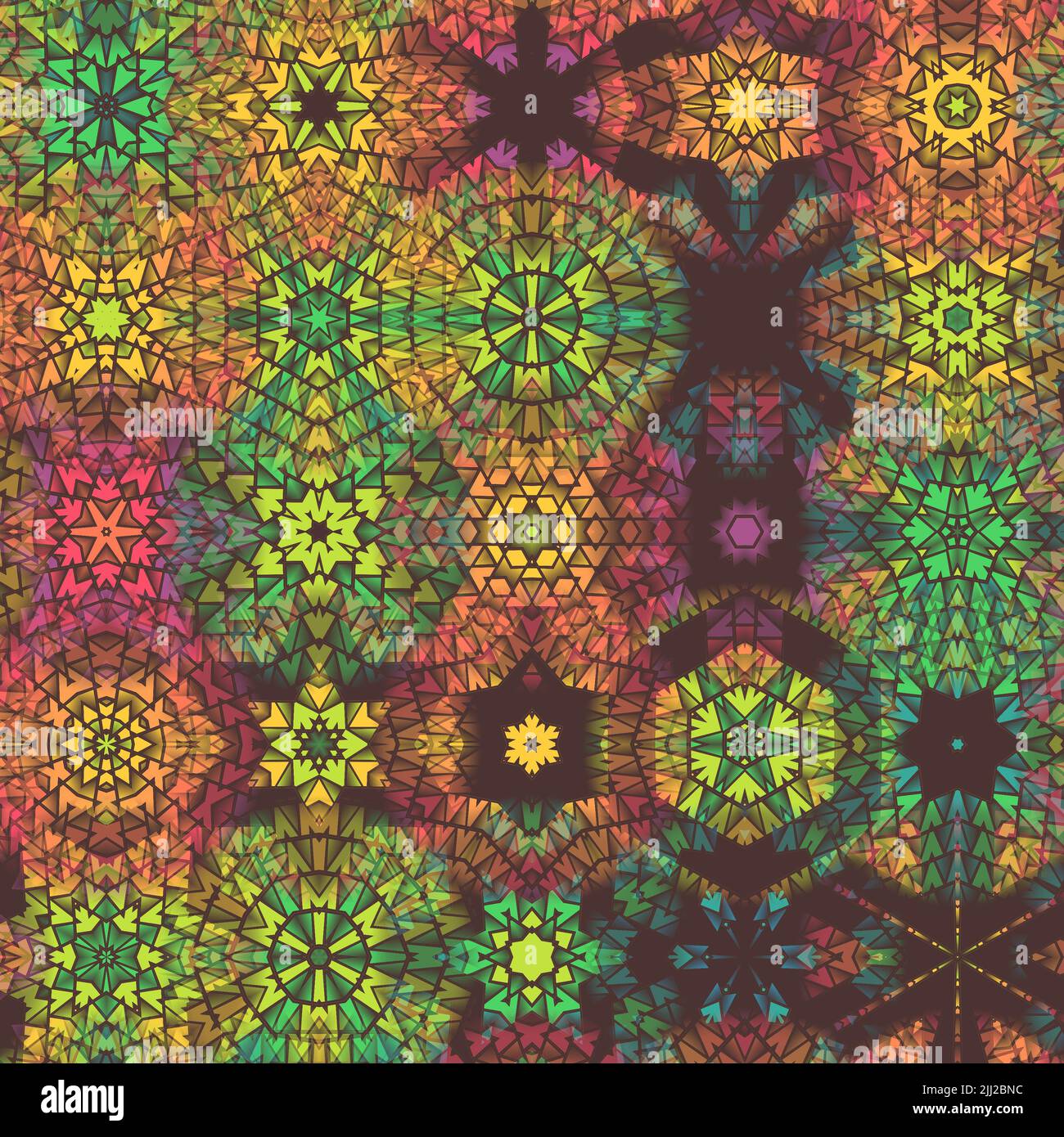 Abstract Computer generated Fractal design. A fractal is a never-ending ...