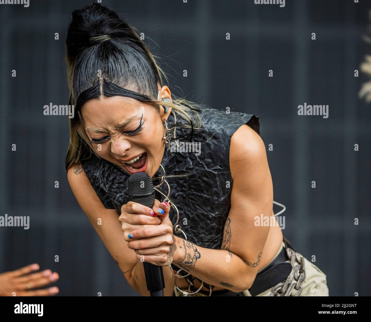 Henham Park, Suffolk, UK. 22nd July, 2022. Rina Sawayama plays the ...