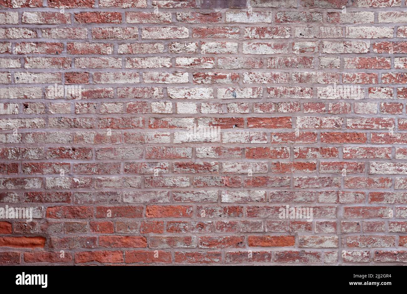 Old red and white brick wall texture background Stock Photo Alamy
