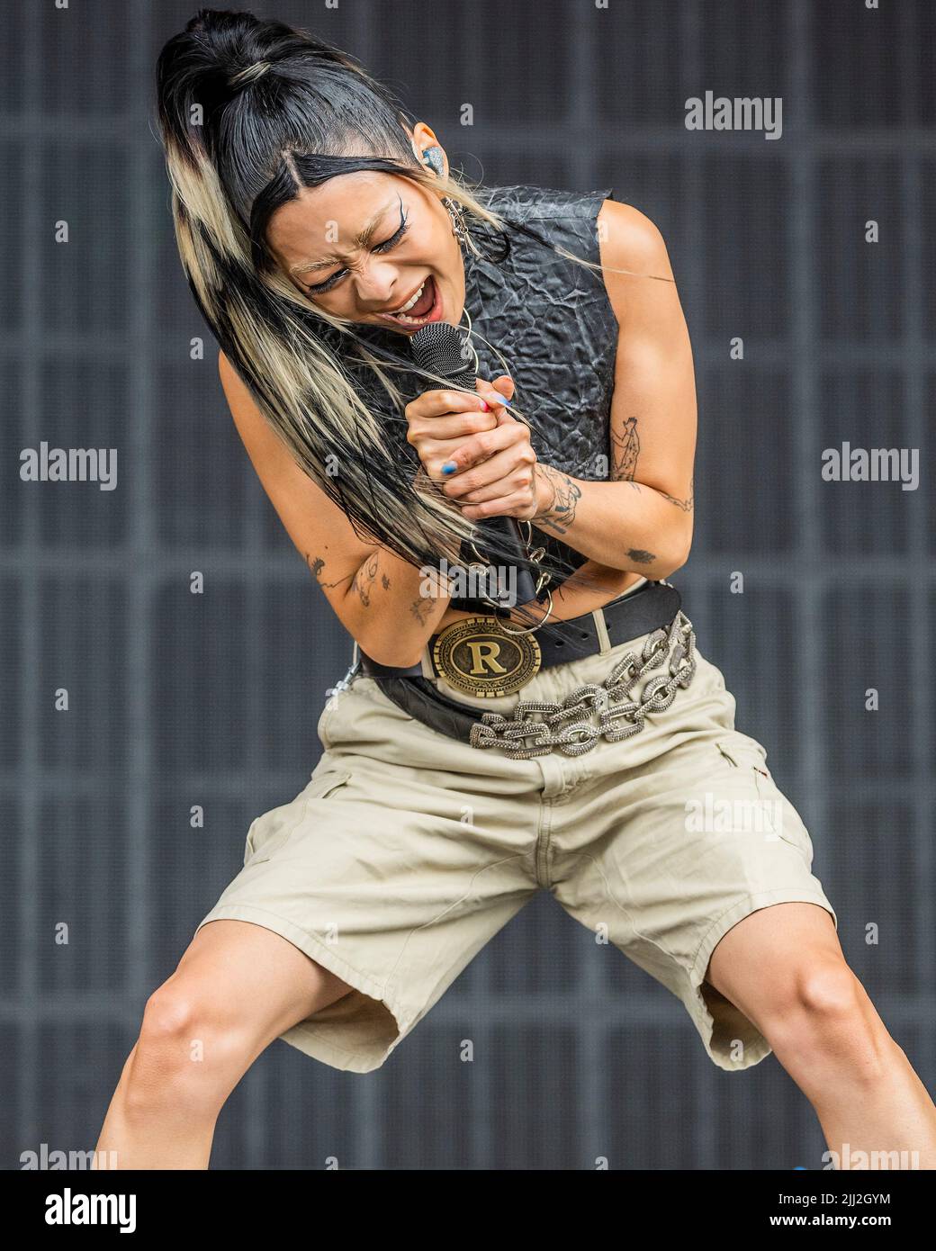 Henham Park, Suffolk, UK. 22nd July, 2022. Rina Sawayama plays the ...