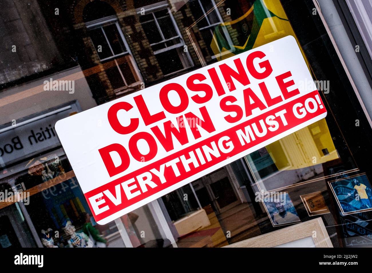 Dorking Surrey Hills UK, July 06 2022, High Street Retail Shop Business