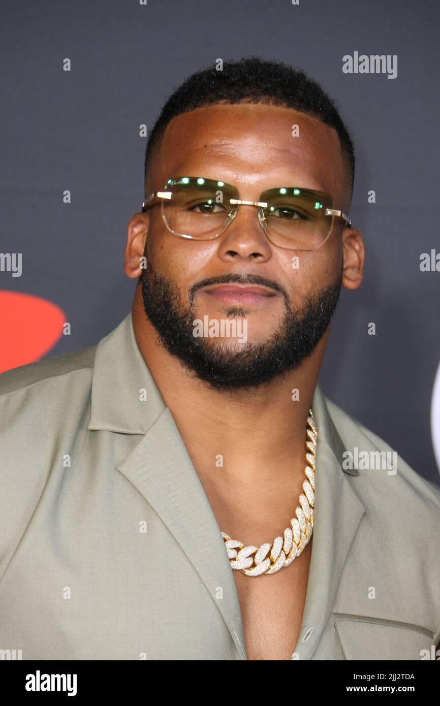 Aaron Donald attends the 2022 ESPYs at Dolby Theatre on July 20, 2022