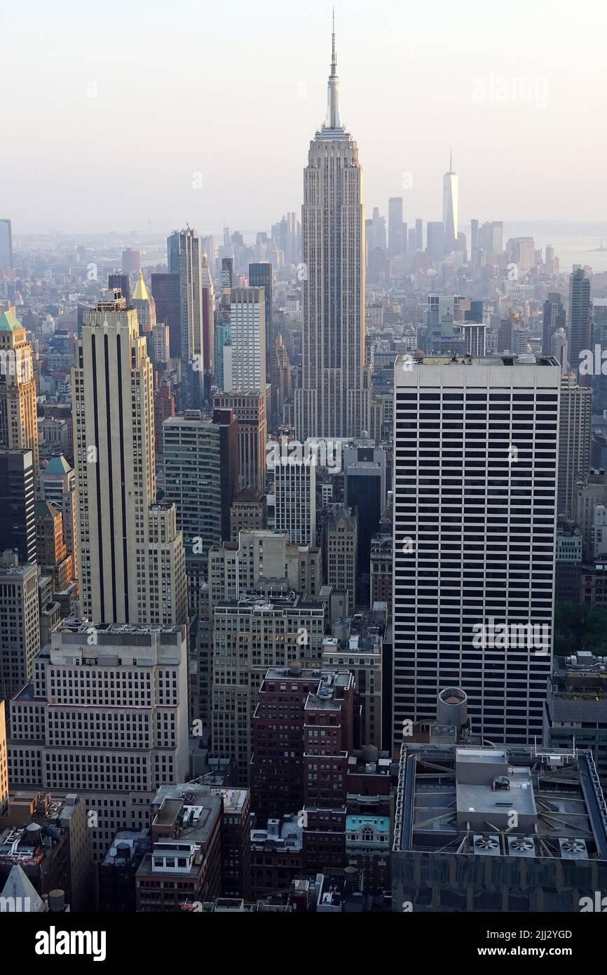 Panoramic view, Top of the Rock, 30 Rockefeller Plaza, Rockefeller