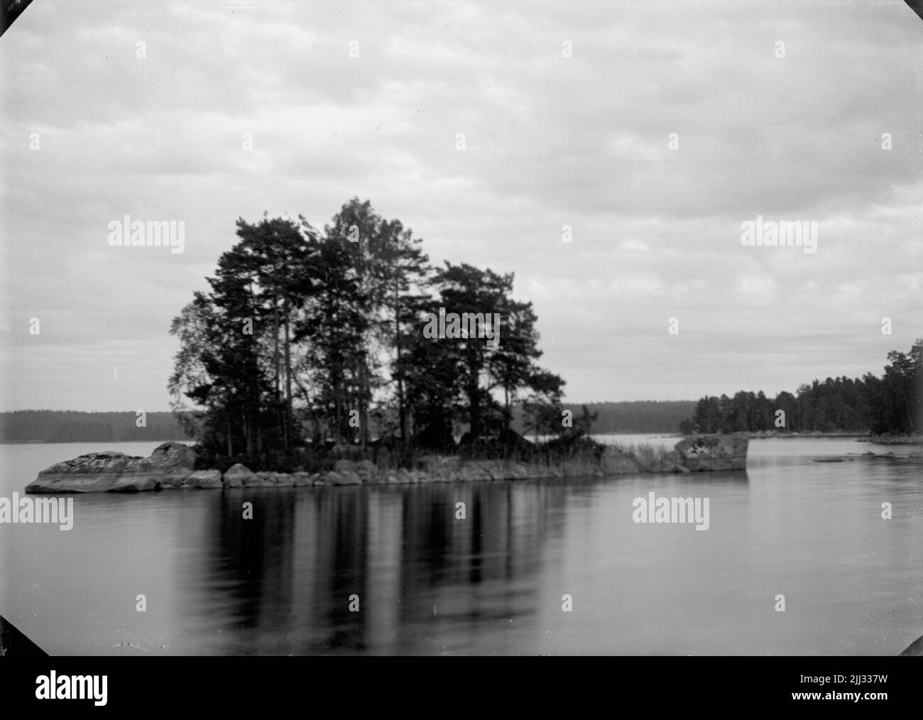 Daytime lake view Black and White Stock Photos & Images - Alamy