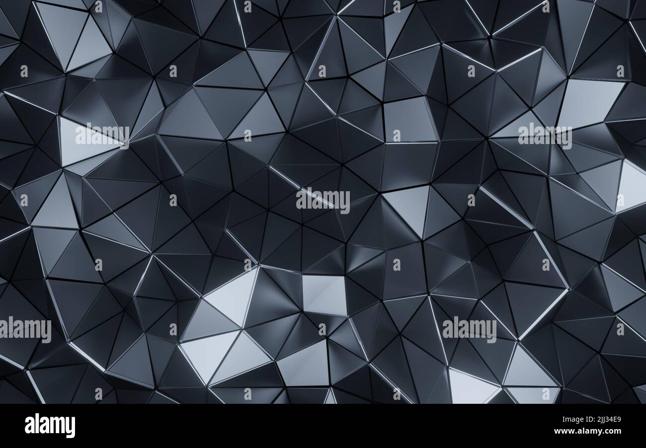 metallic dark grey textured wallpaper, 3d render Stock Photo Alamy