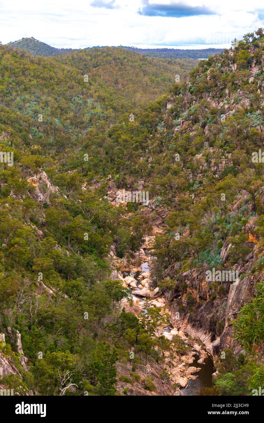 Stunning Australian bush landscape at Crows Nest Falls, Queensland Stock Photo Alamy