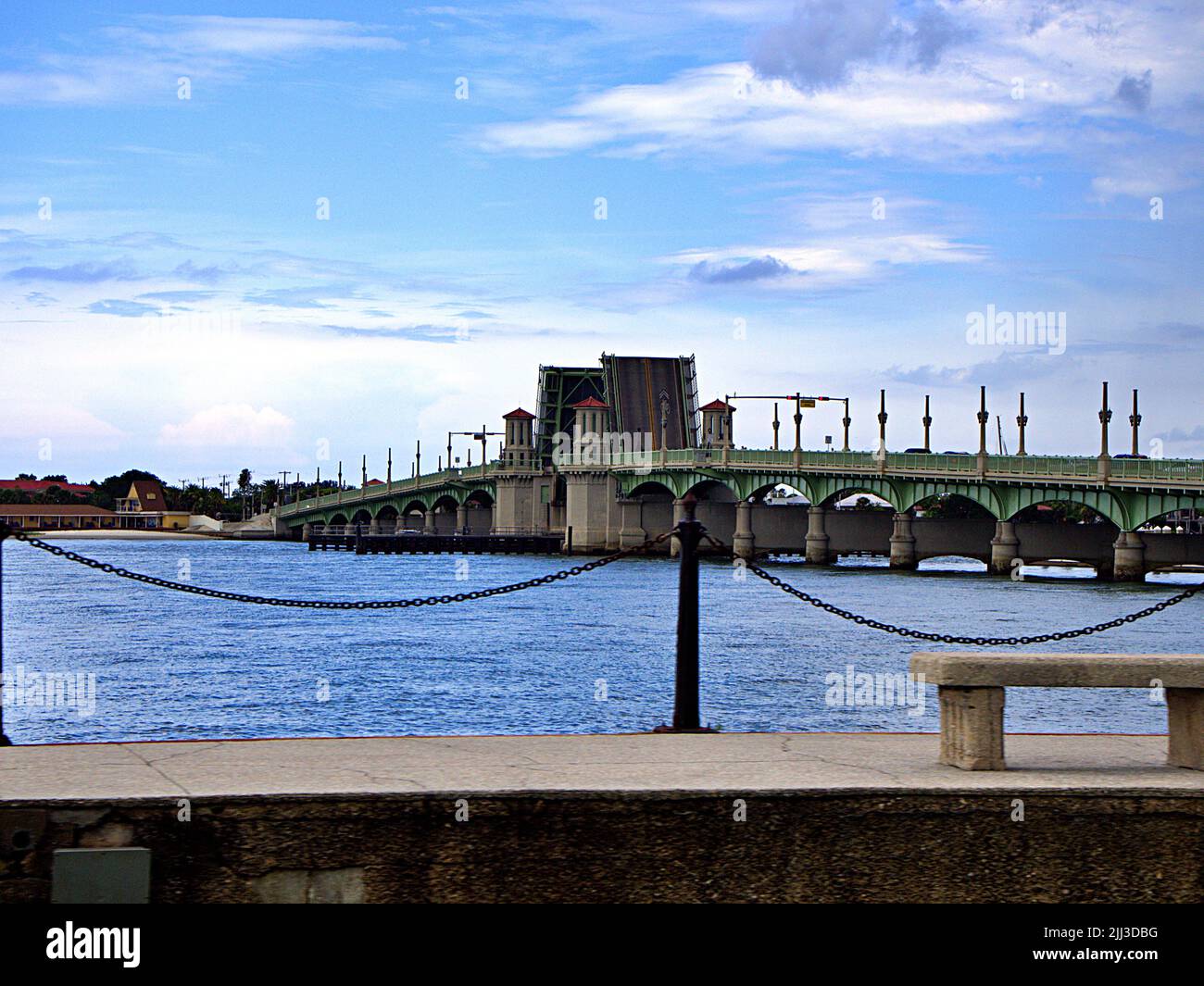 st augustine bridge open Stock Photo - Alamy