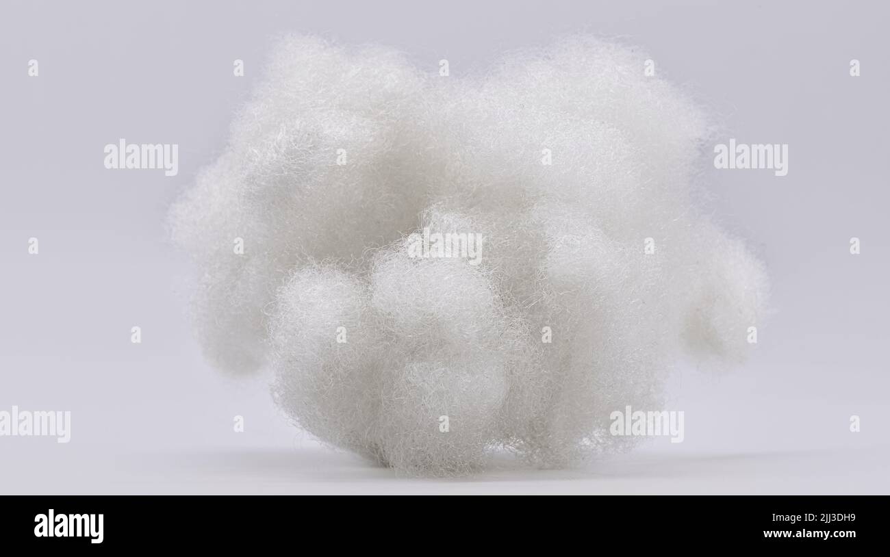 polyester, silicone or glass fiber, a synthetic fiber made with ethylene, a thermoplastic