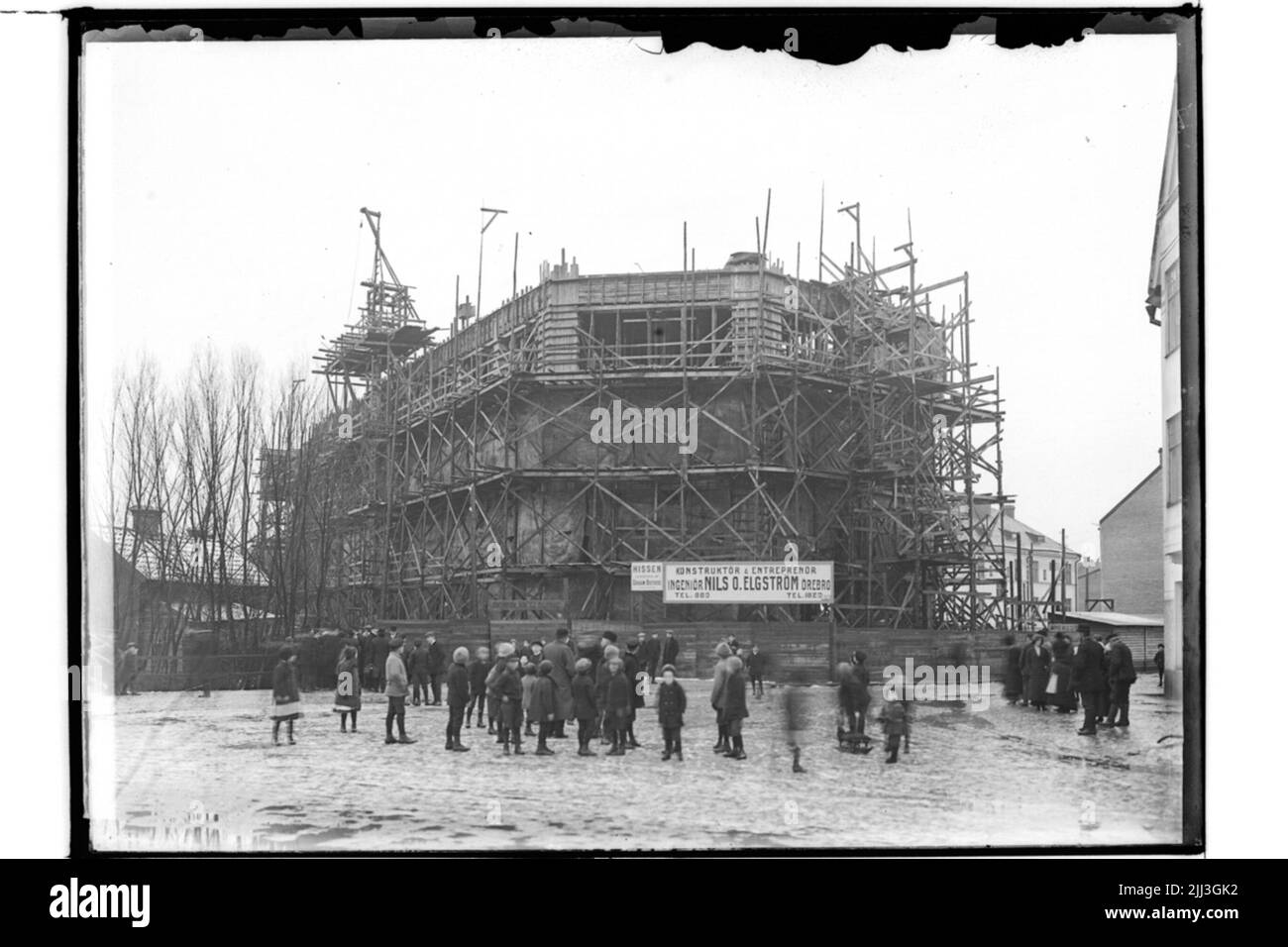 Race at the shoe factory building, when five people were killed
