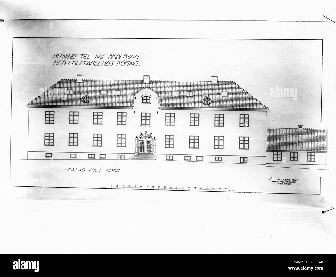 New school building Black and White Stock Photos & Images - Alamy
