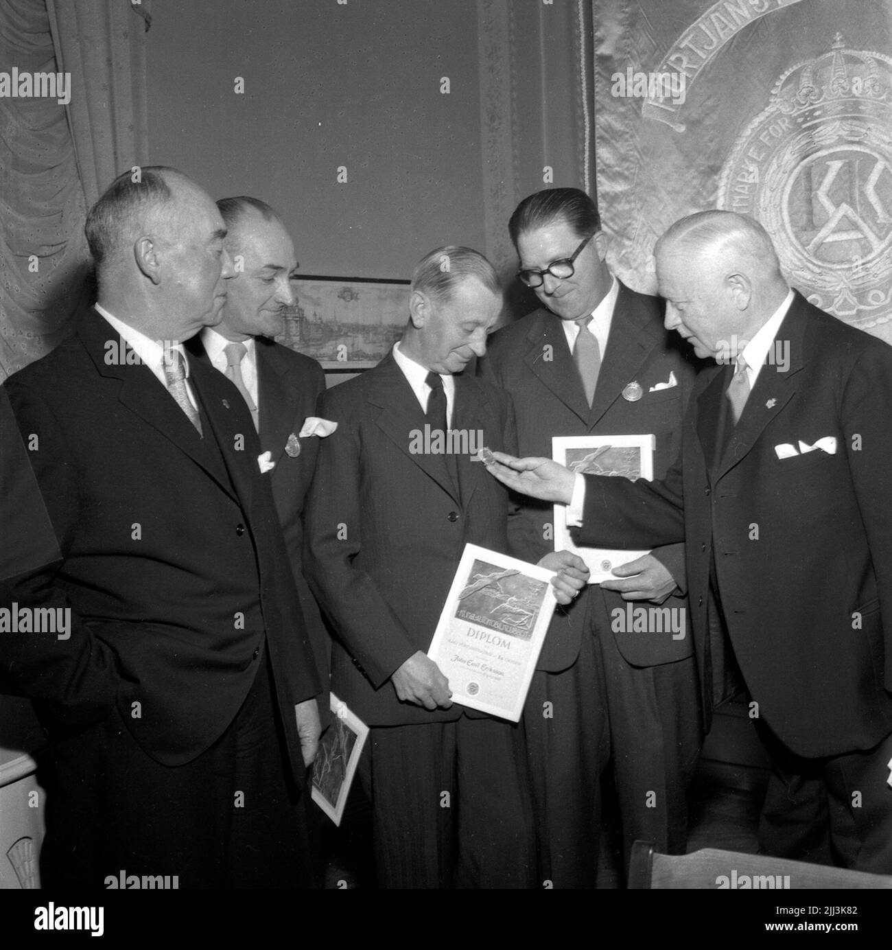 K.A.K. Royal Automobile Club, Freemason. (Unknown Date. Probably 1954, 1955, 1956) Stock Photo