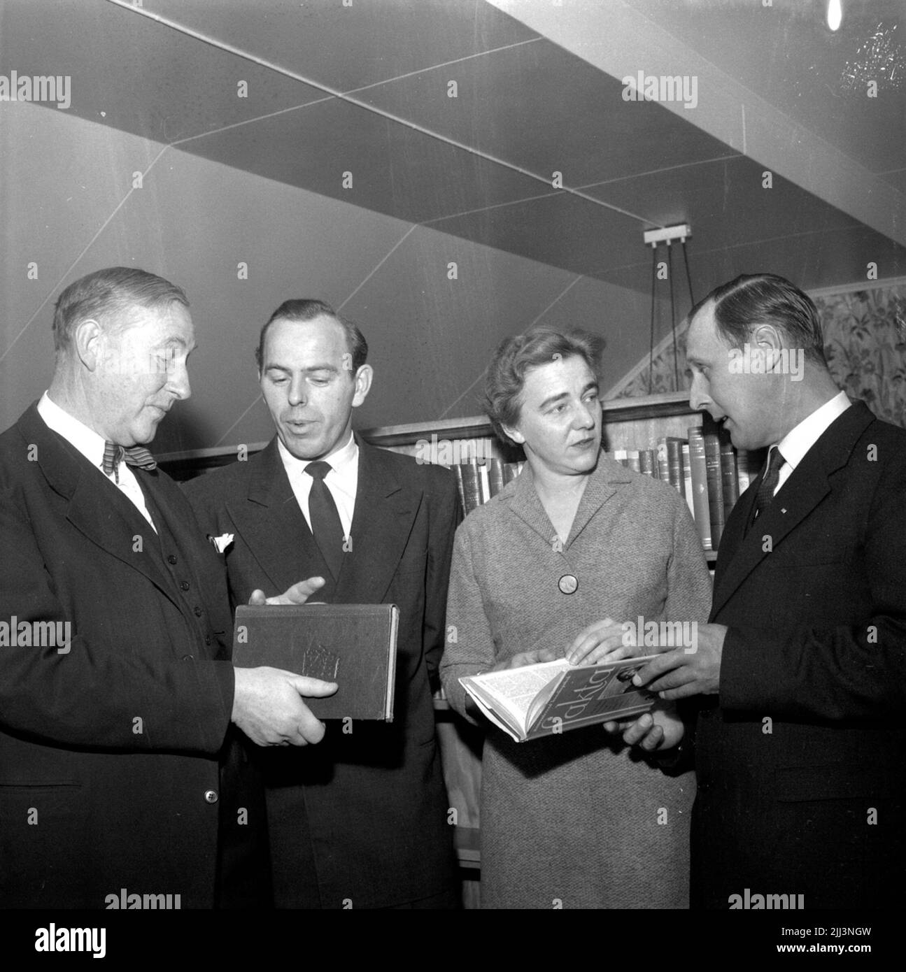 New library opening Black and White Stock Photos & Images - Alamy