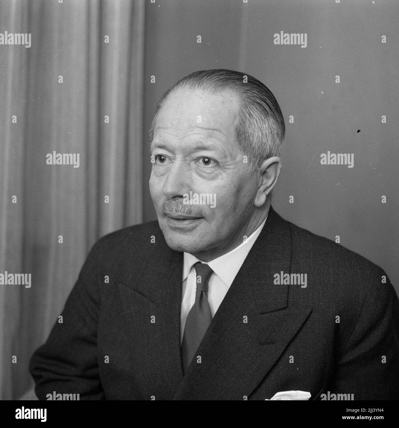 Sten Bergman. 21 april 1959 Stock Photo - Alamy