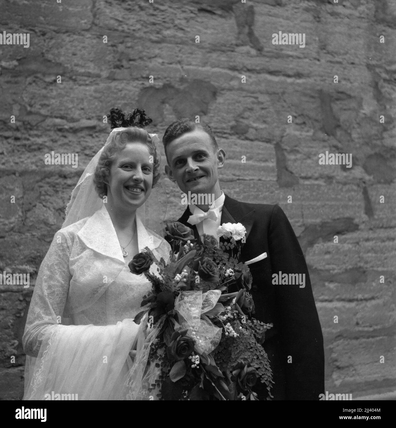 Pentecostal wedding. May 19, 1959 Stock Photo - Alamy