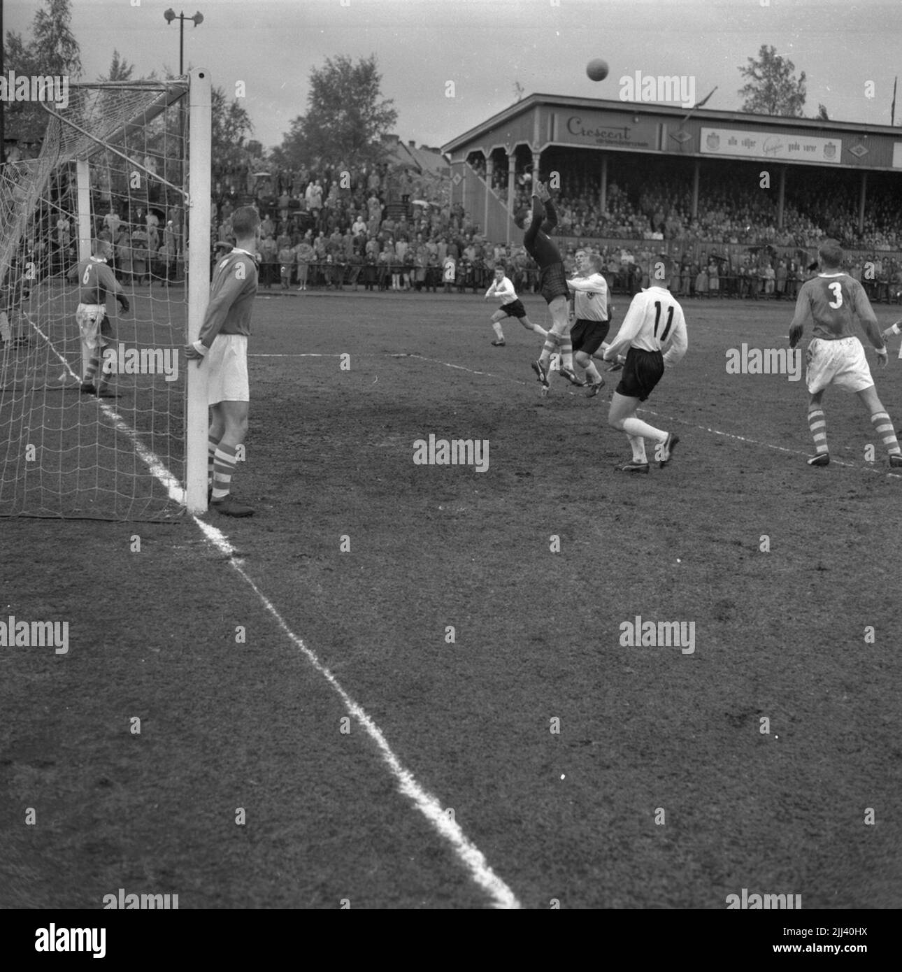 ÖSK - Brage. June 15, 1959. Stock Photo