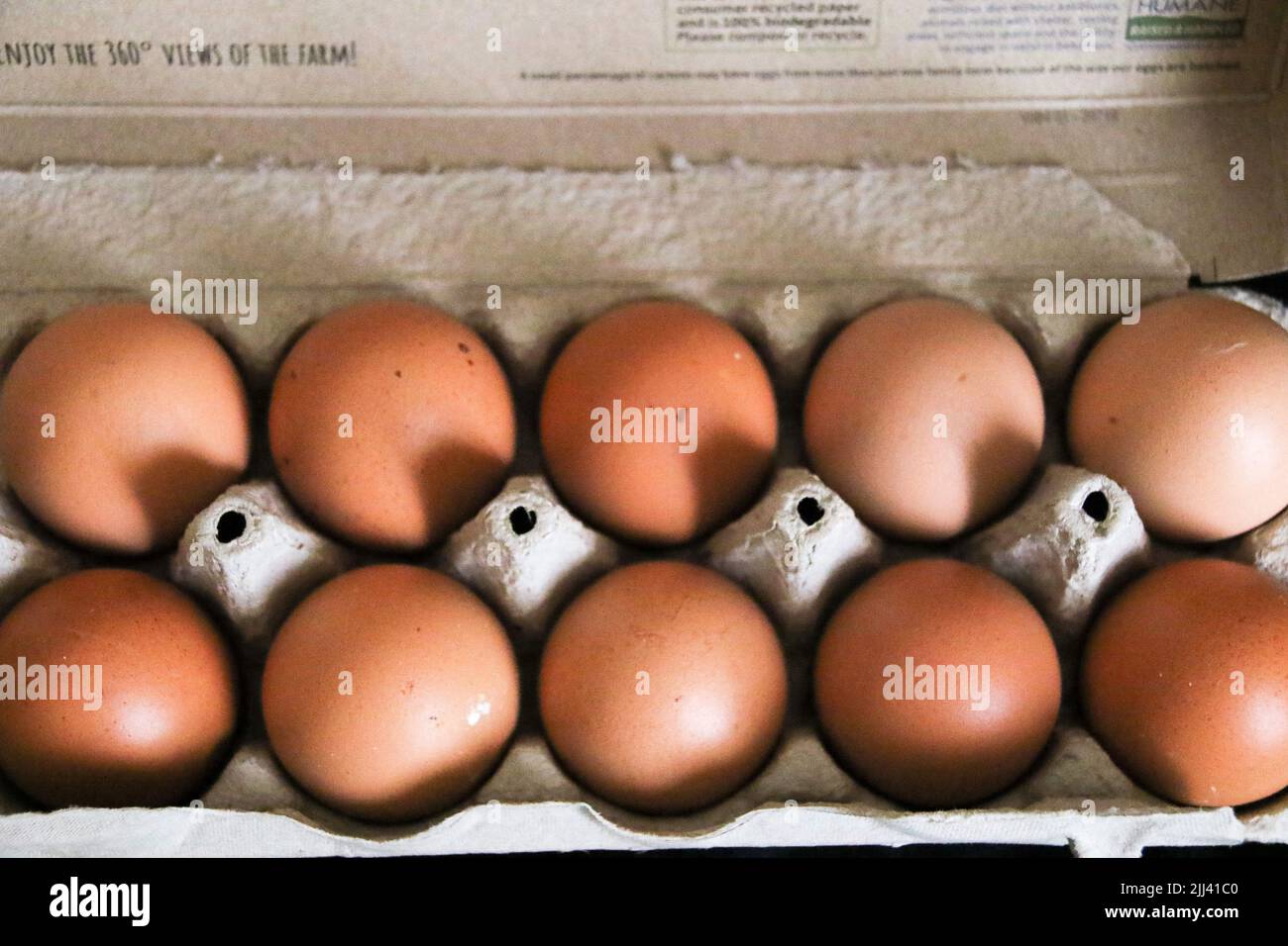 Chicago, USA. 22nd July, 2022. The price of eggs is skyrocketing and