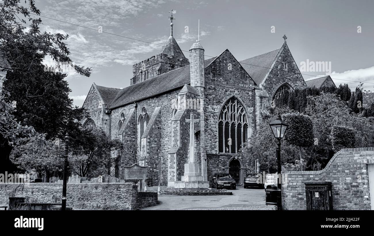 The parish church of St Mary the Virgin, Rye, East Sussex Stock Photo