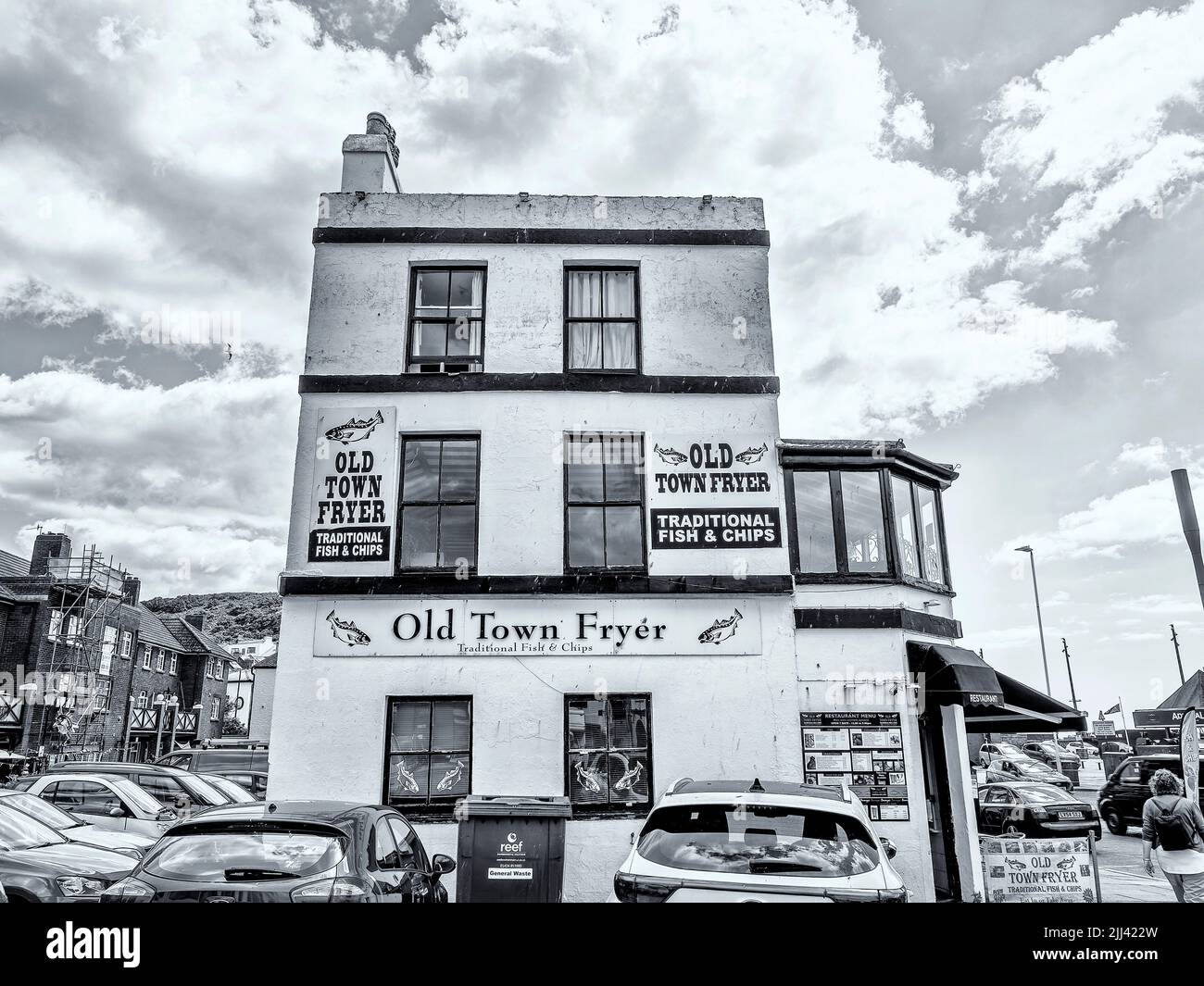 Old Town Fryer fish and chip shop in Hastings Stock Photo