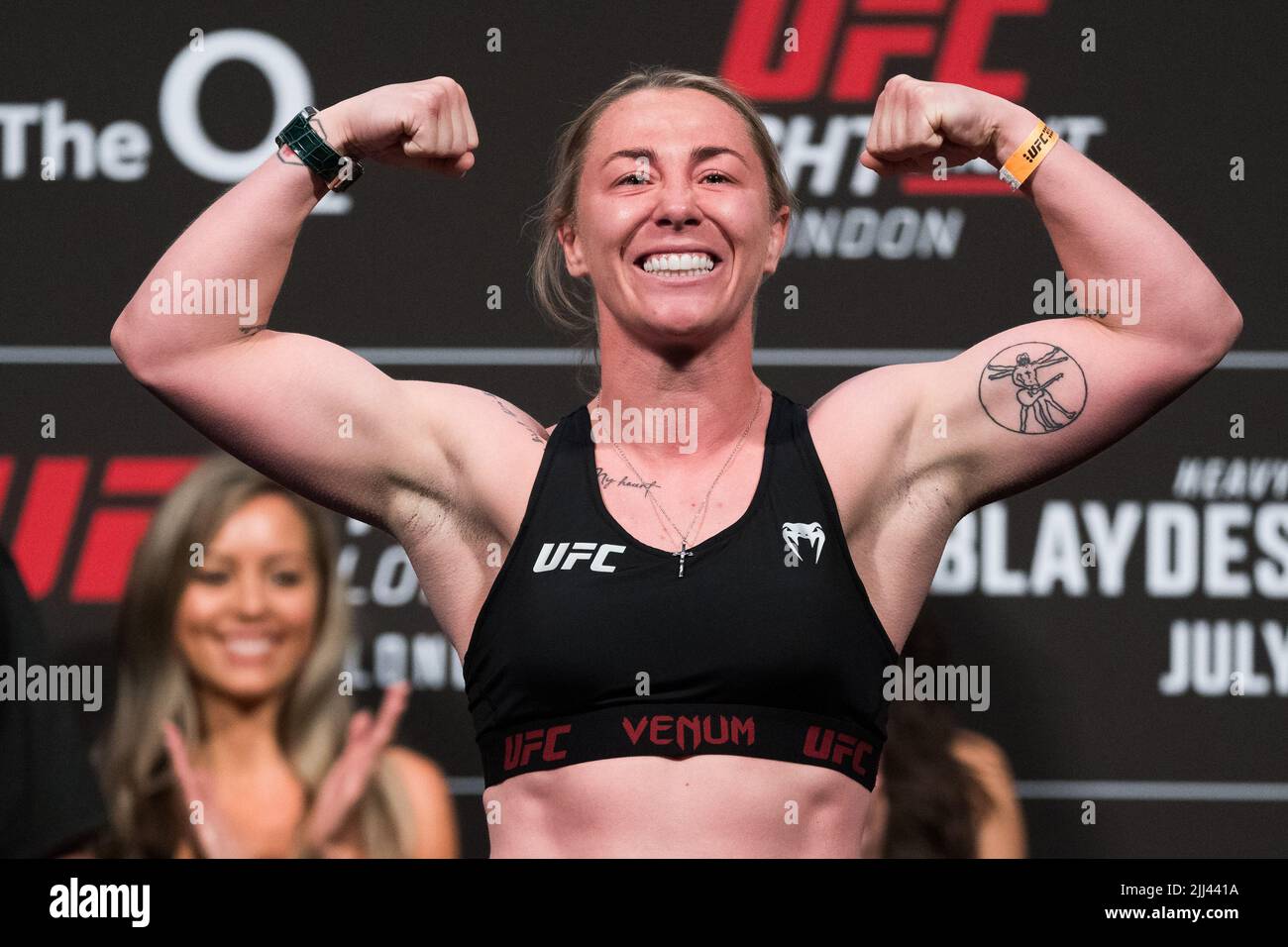 London, UK. 22nd July, 2022. LONDON, UK JULY 22 English MMA fighter