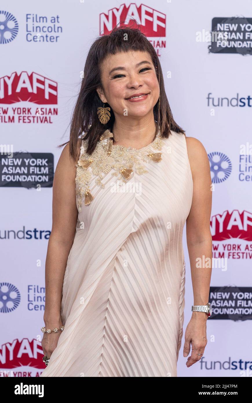 New York, USA. 22nd July, 2022. Actress Pam Oei attends 7th day of New York Asian Film Festival at Furman Gallery Film at Lincoln Center (Photo by Lev Radin/Pacific Press) Credit: Pacific Press Media Production Corp./Alamy Live News Stock Photo