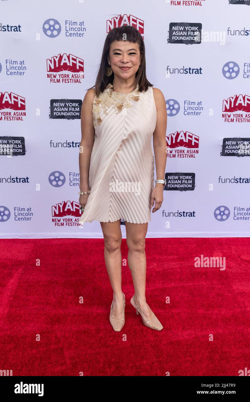 New York, USA. 22nd July, 2022. Actress Pam Oei attends 7th day of New York Asian Film Festival at Furman Gallery Film at Lincoln Center (Photo by Lev Radin/Pacific Press) Credit: Pacific Press Media Production Corp./Alamy Live News Stock Photo