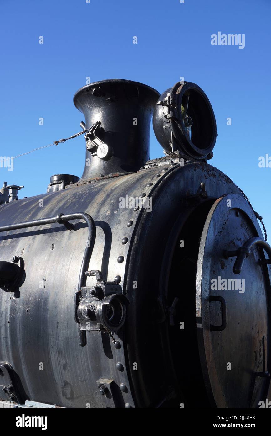 Close Up View of Vintage Steam Whistle Stock Photo Alamy