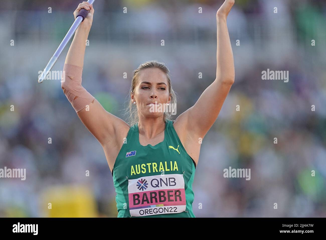 Eugene, USA. 22nd July, 2022. Athletics World Championship, Javelin