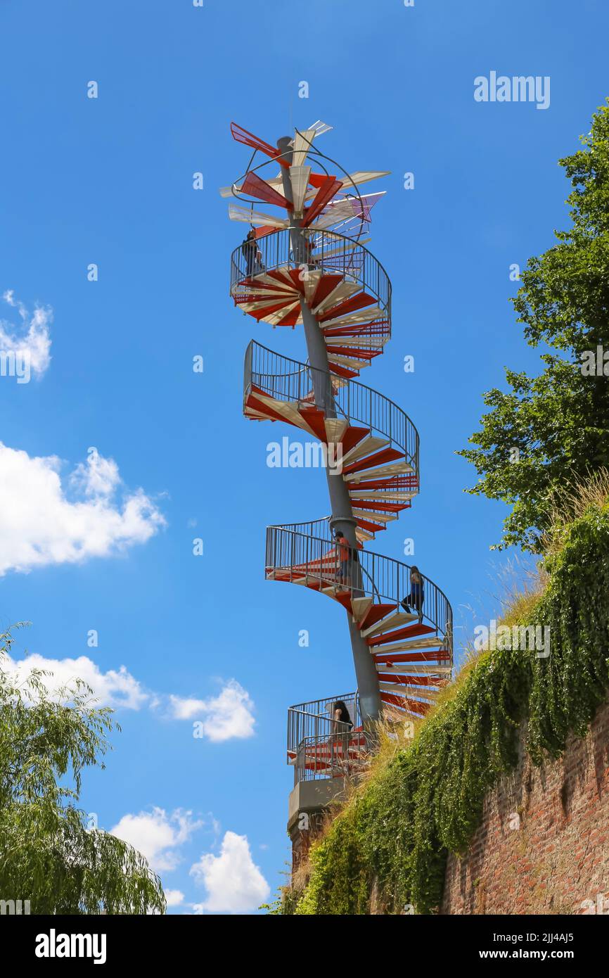 Berblinger Tower At The Adlerbastei Observation Tower In Honour Of berblinger-tower-at-the-adlerbastei-observation-tower-in-honour-of