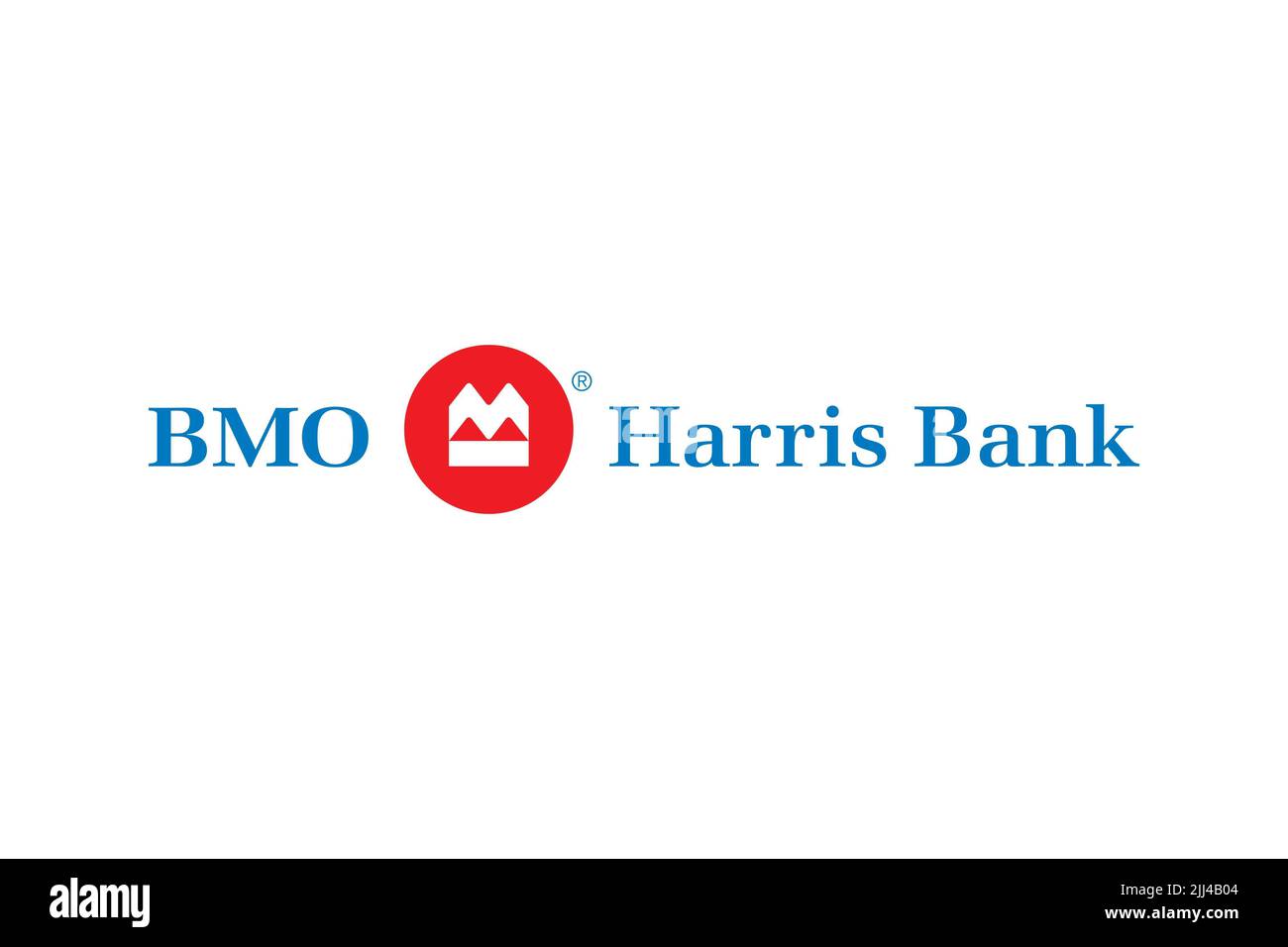 BMO Harris Bank, Logo, White background Stock Photo